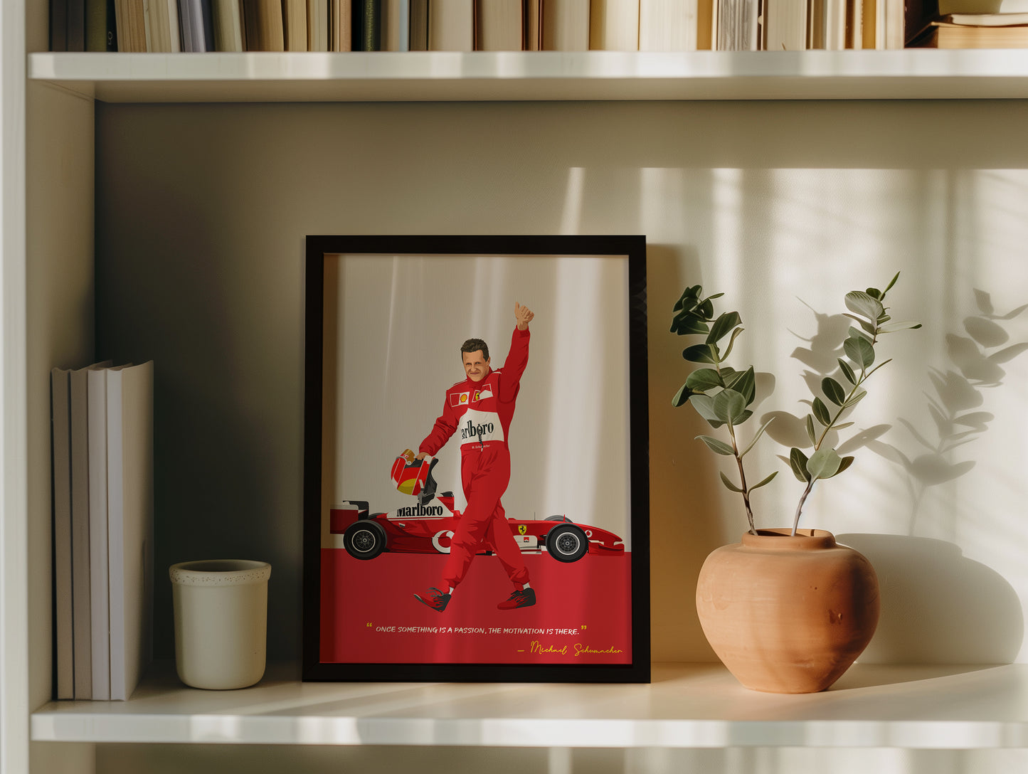 Michael Schumacher Poster, F1 Frame, Ferrari