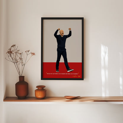Arne Slot Liverpool Poster