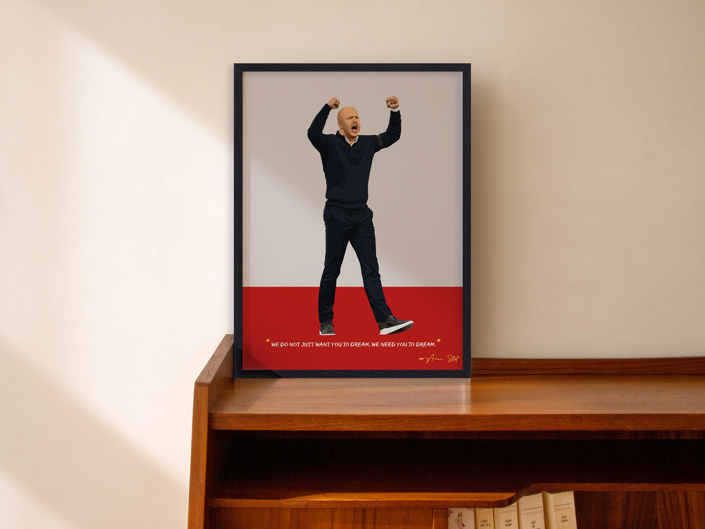 Arne Slot Liverpool Poster