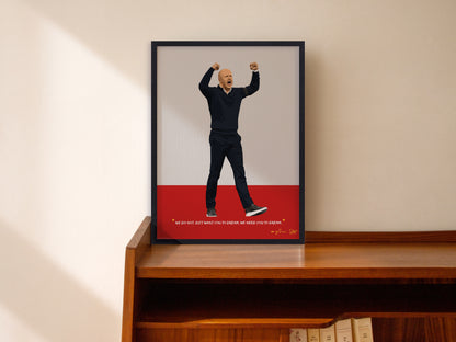 Arne Slot Liverpool Poster