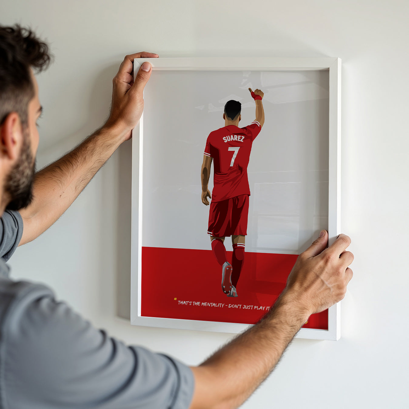 Luis Suarez Liverpool Framed Poster