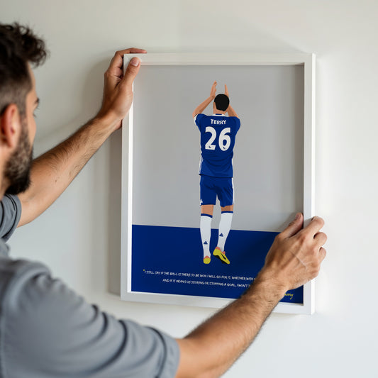 John Terry Chelsea Framed Poster