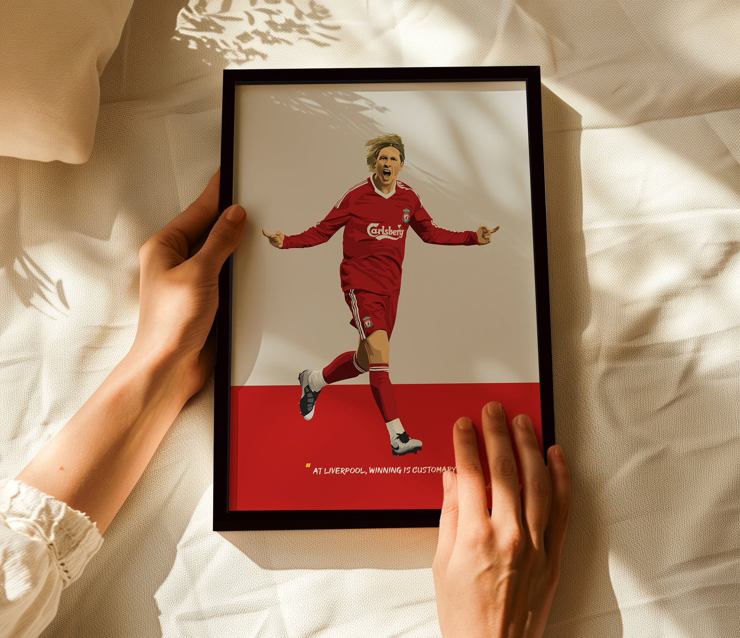 Fernando Torres Liverpool Framed Poster