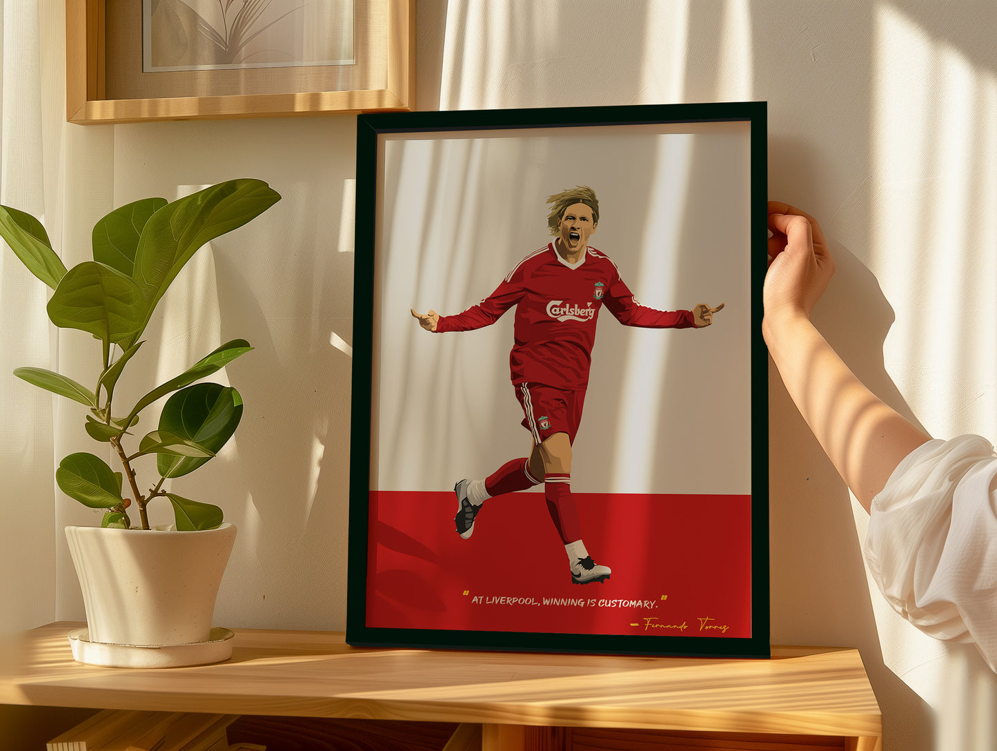 Fernando Torres Liverpool Framed Poster