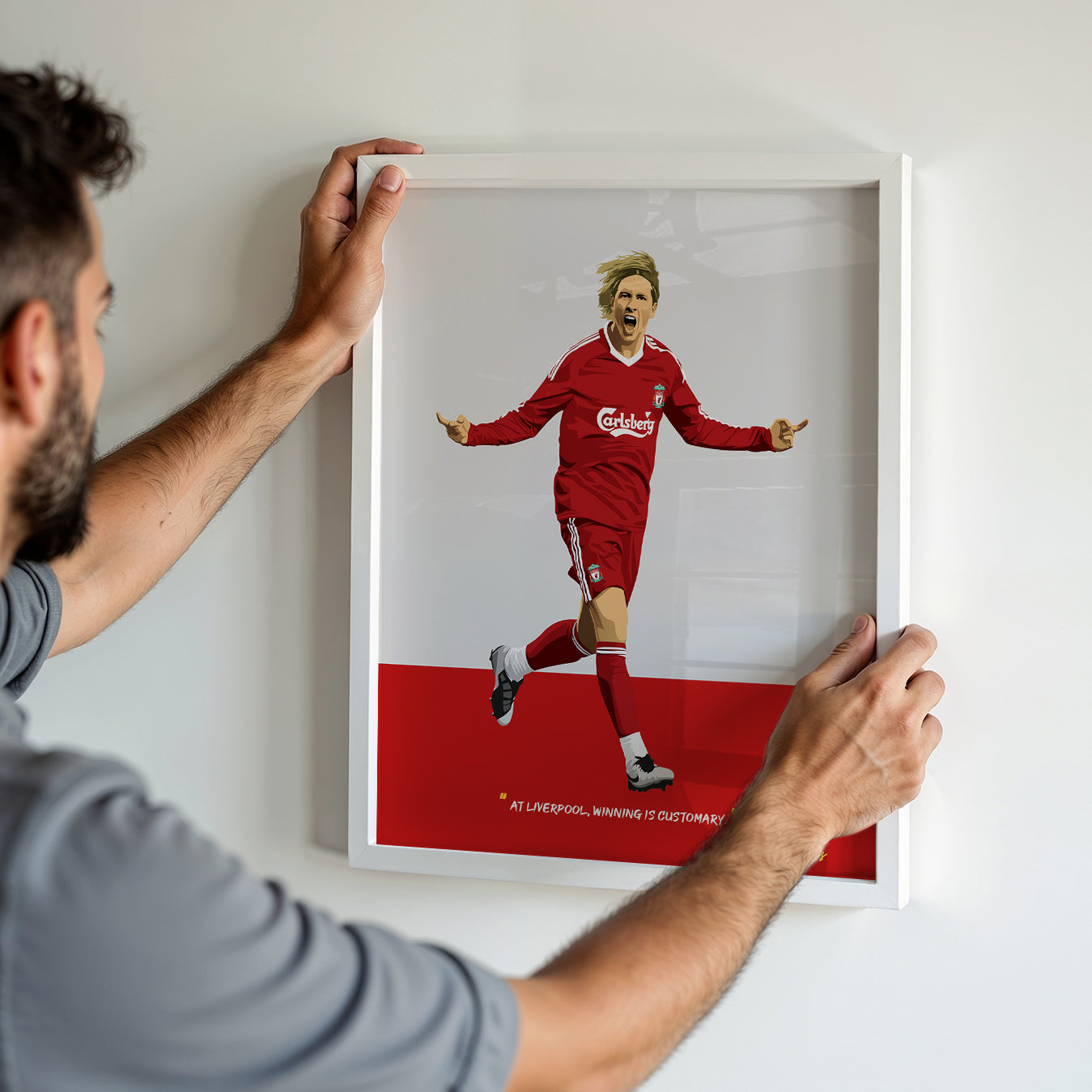 Fernando Torres Liverpool Framed Poster