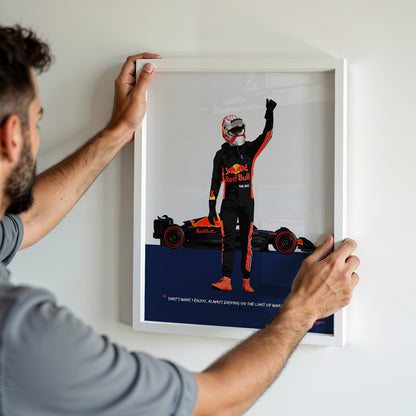 Max Verstappen Frame, F1 Poster