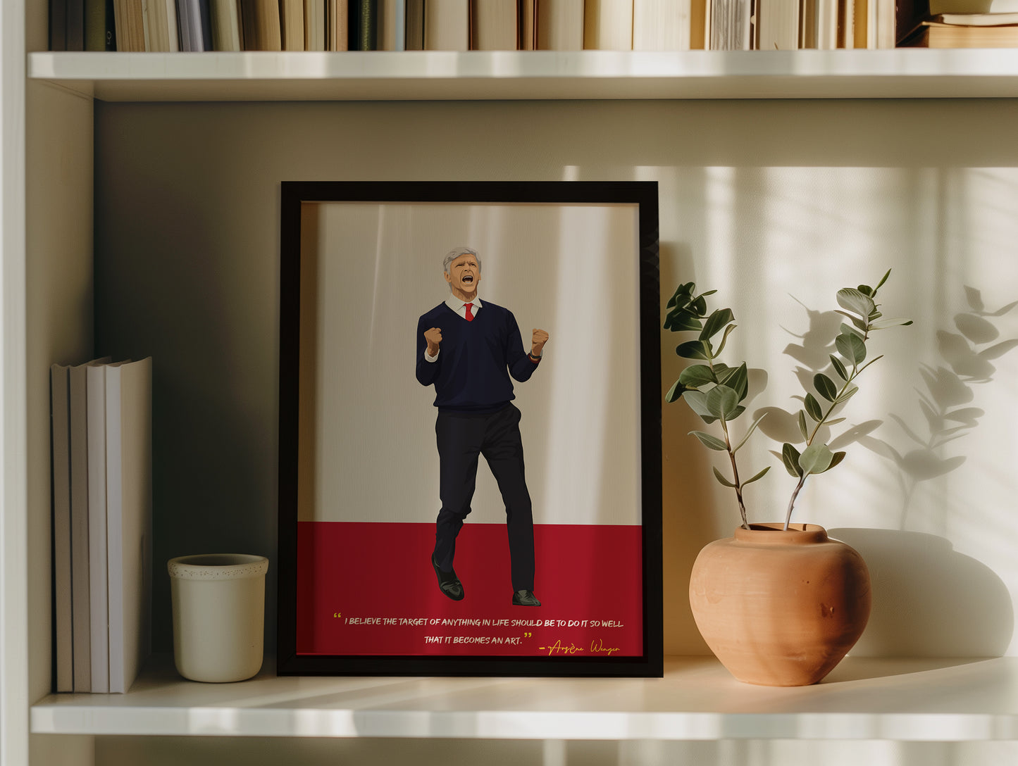 Arsene Wenger Arsenal Framed Poster