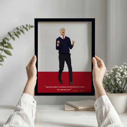 Arsene Wenger Arsenal Framed Poster