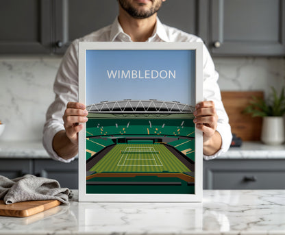 Wimbledon Stadium - Tennis Poster