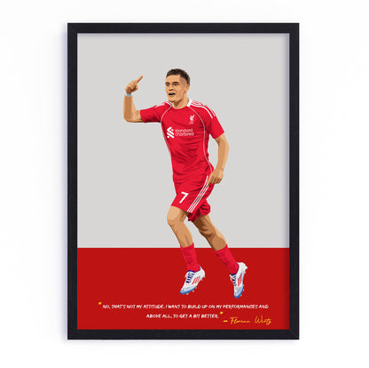 Florian Wirtz Liverpool Poster