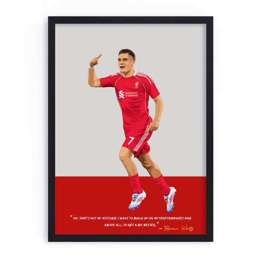 Florian Wirtz Liverpool Poster