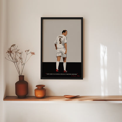 Zinedine Zidane Real Madrid Framed Poster