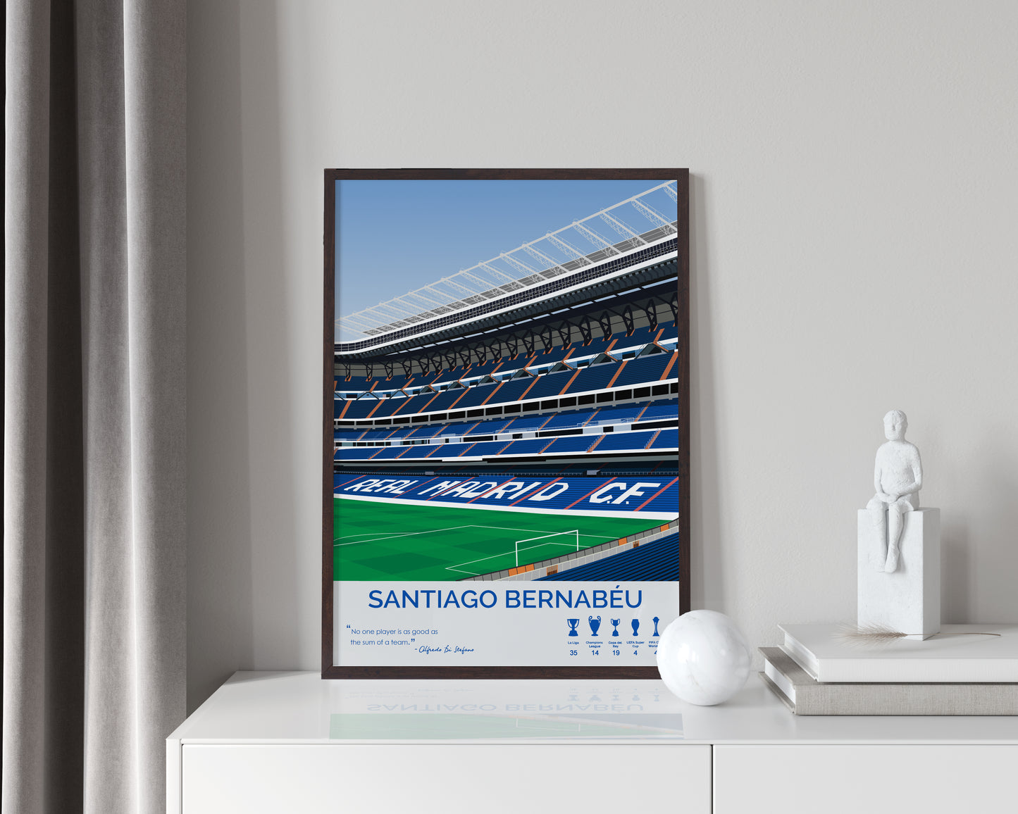 Santiago BernabÃ©u Stadium Real Madrid Framed Poster